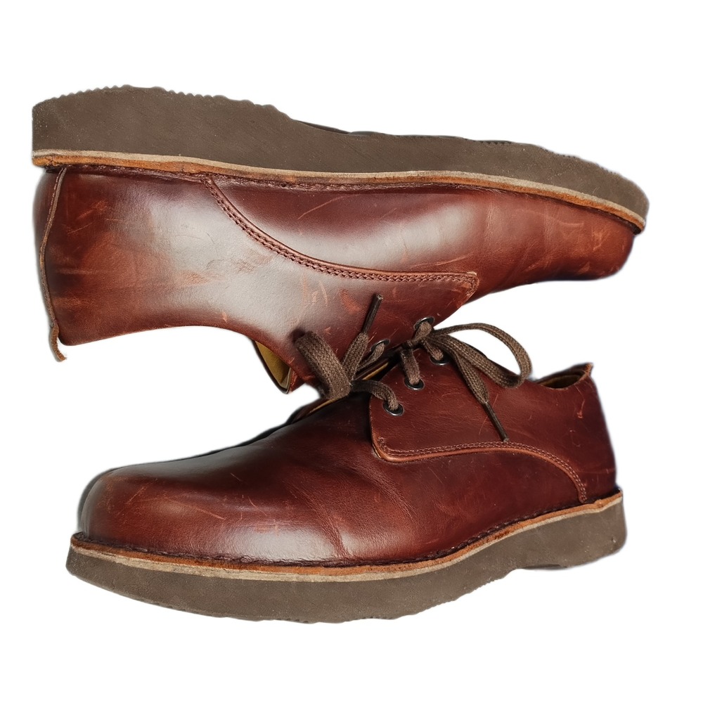Samuel Hubbard Oxford Shoes Mens US Size 10.5W Brown Leather Round Toe M1100-007